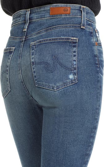 Mari Mid Rise Slim Straight Leg Jeans