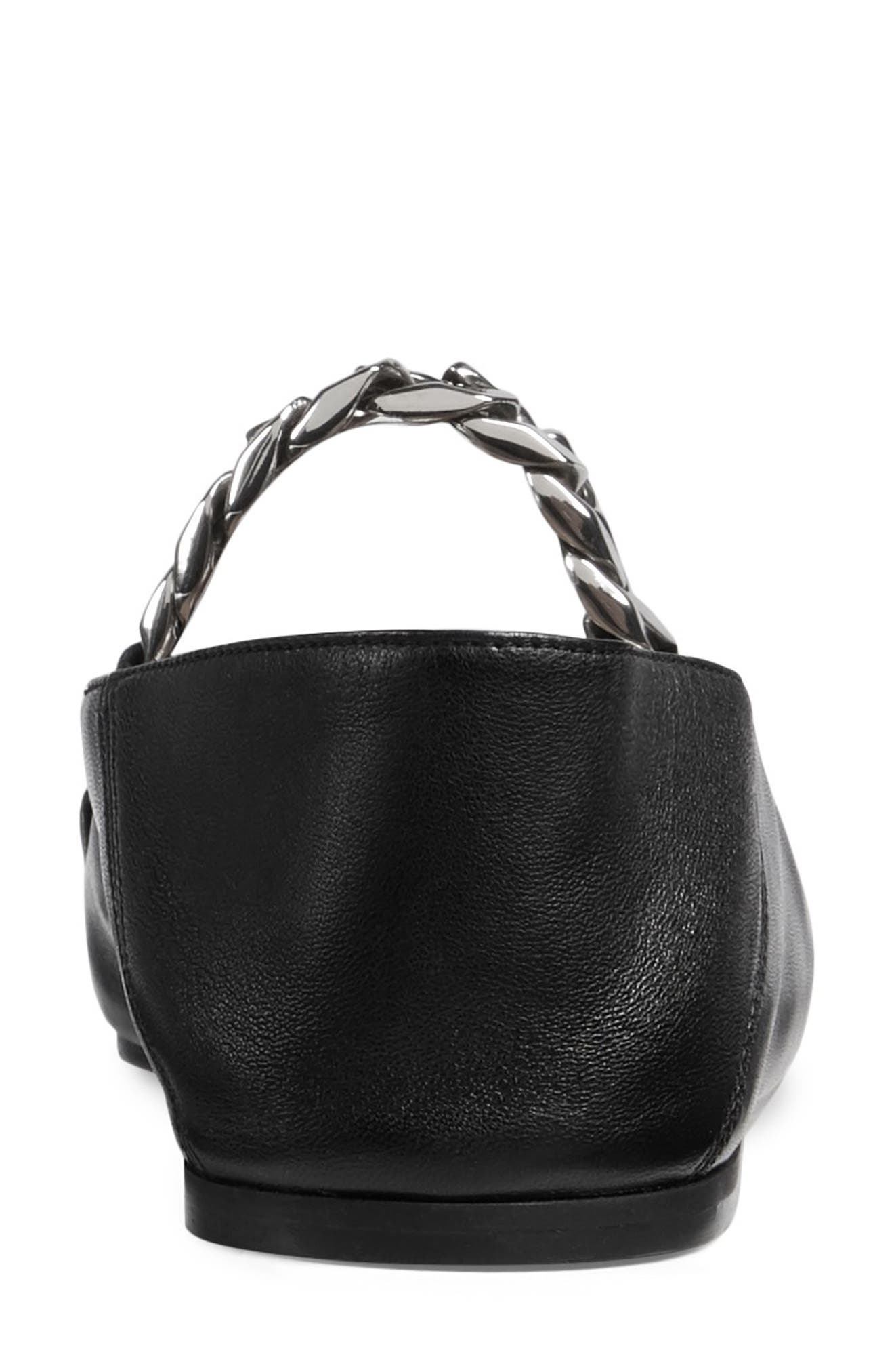 Gucci Deva Horsebit & Chain Convertible Pointed Toe Ballet Flat, Alternate, color, 