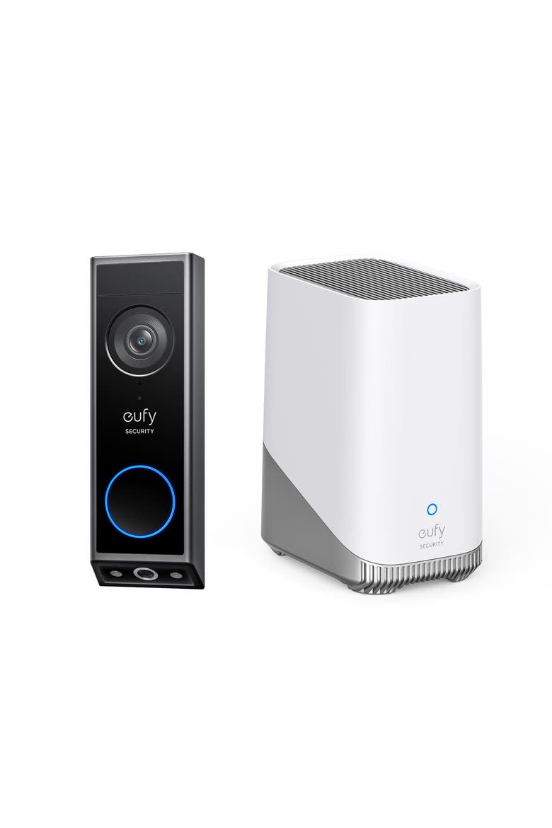 Video Doorbell E340 with HomeBase S380, Main, color, Black