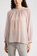 Nordstrom Flowy Chiffon Top