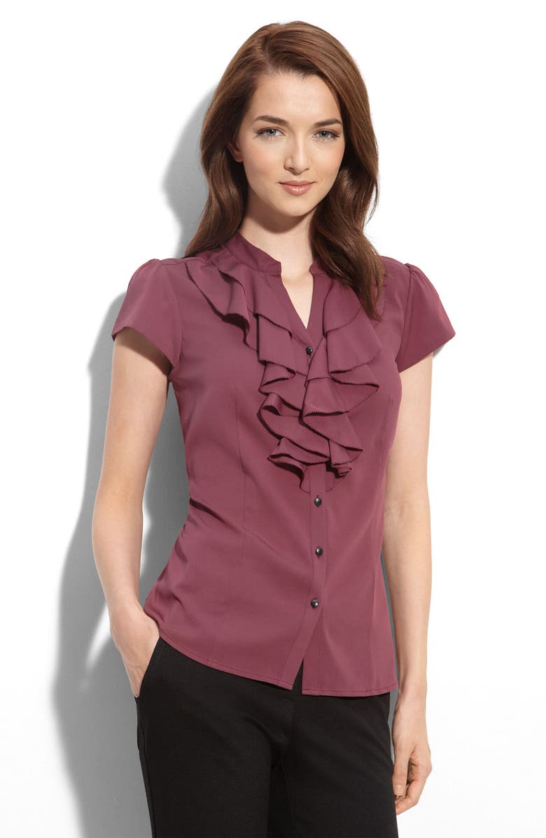 Classiques Entier<sup>®</sup> Ruffled Georgette Blouse, Main, color, 