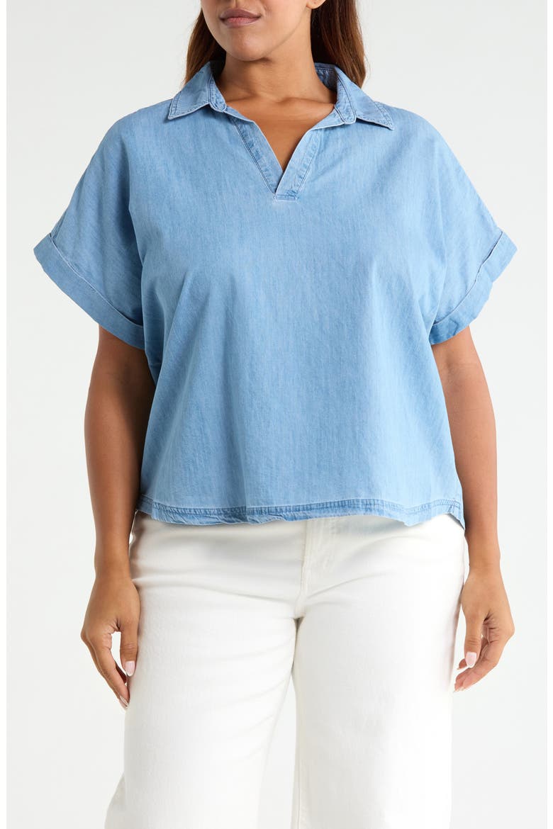 Cinthia Cotton Top, Main, color, MEDIUM WASH