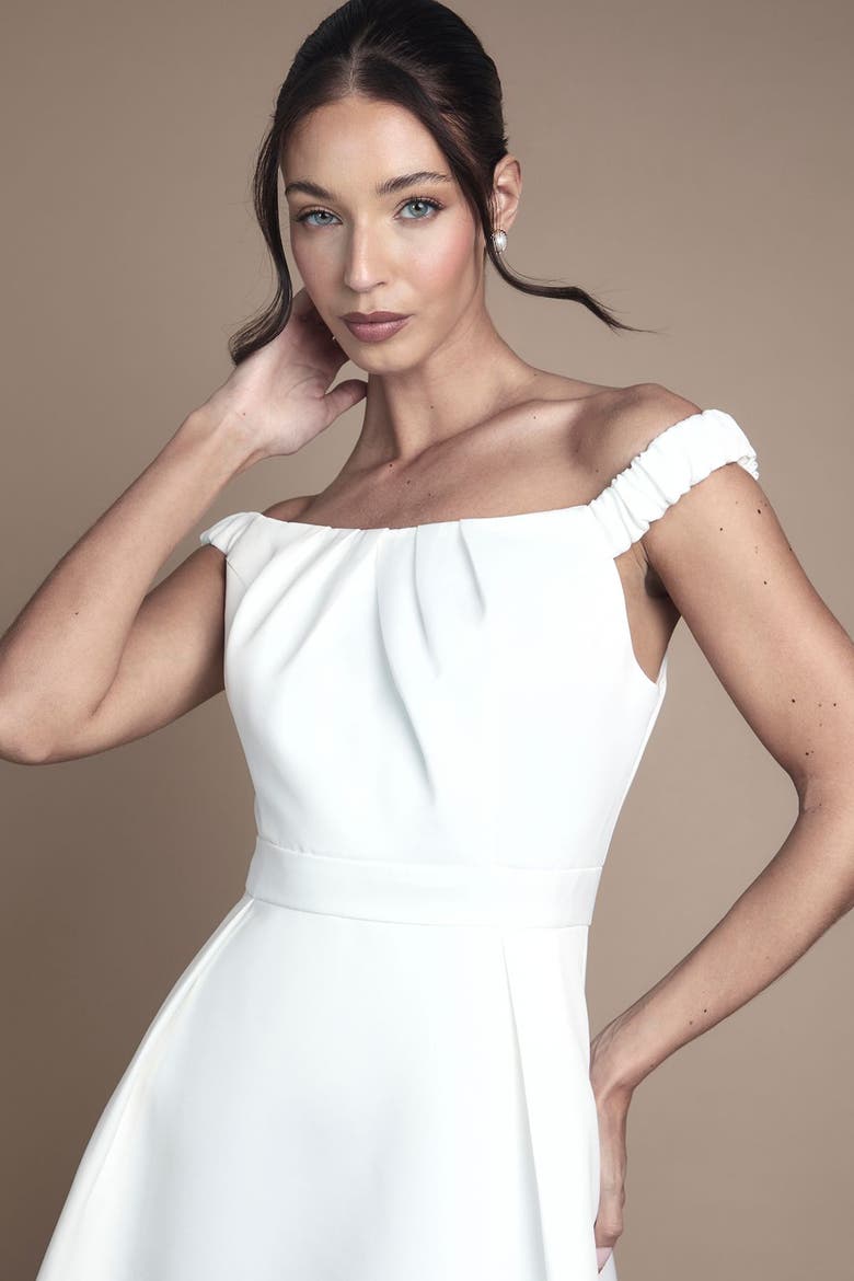 Bardot A-Line Maxi Dress, Alternate, color, Ivory