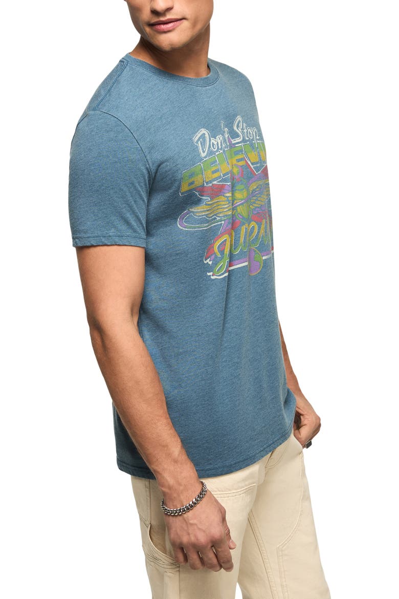 Journey Believin' Graphic T-Shirt, Alternate, color, REAL TEAL