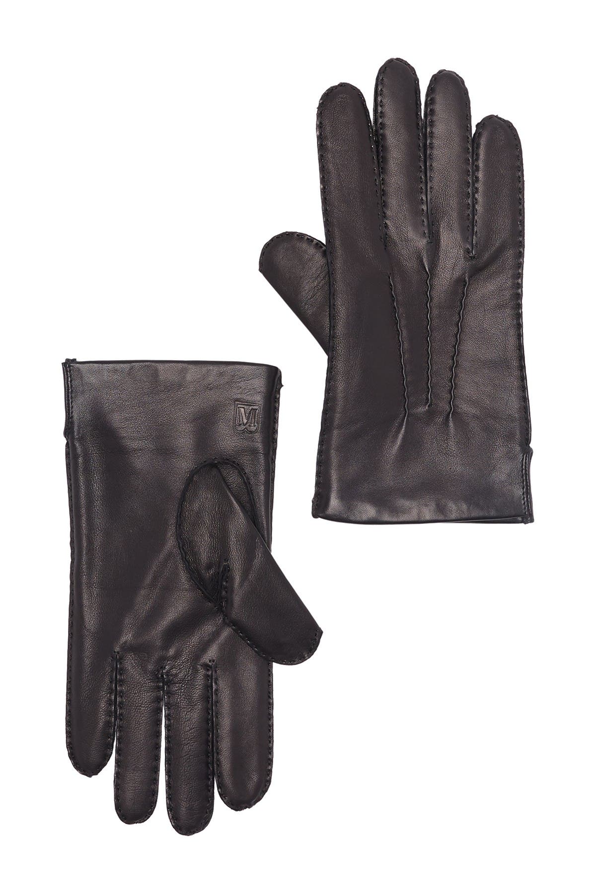 Cashmere Lined Hand Stitch Leather Gloves