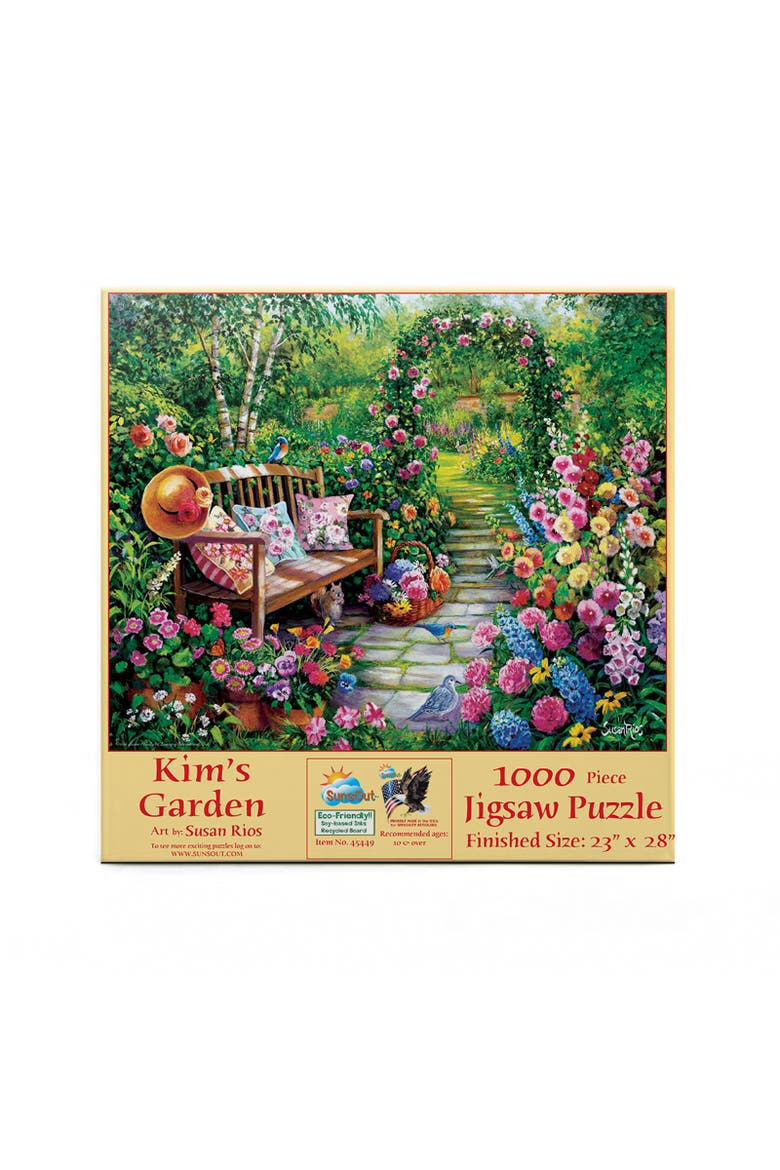 Kim's Garden 1000 piece Jigsaw Puzzle for Adults, Alternate, color, Multicolor
