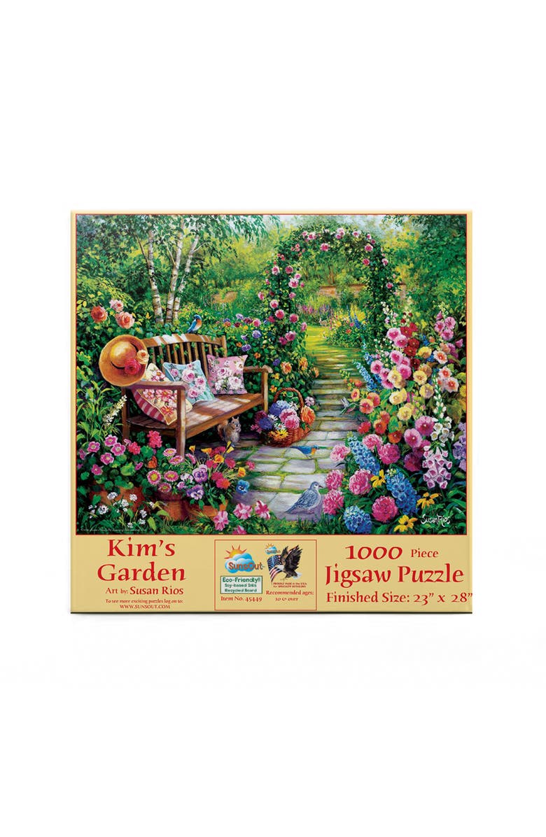 Sunsout Kim's Garden 1000 piece Jigsaw Puzzle for Adults, Alternate, color, Multicolor