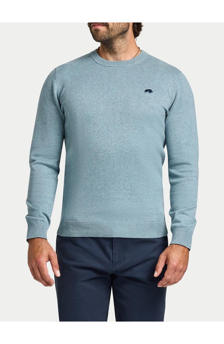 Raging Bull Classic Crew Neck Sweater, Alternate, color, Green Marl