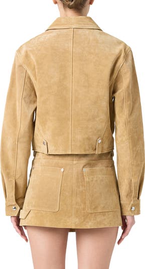 Crop Suede Jacket