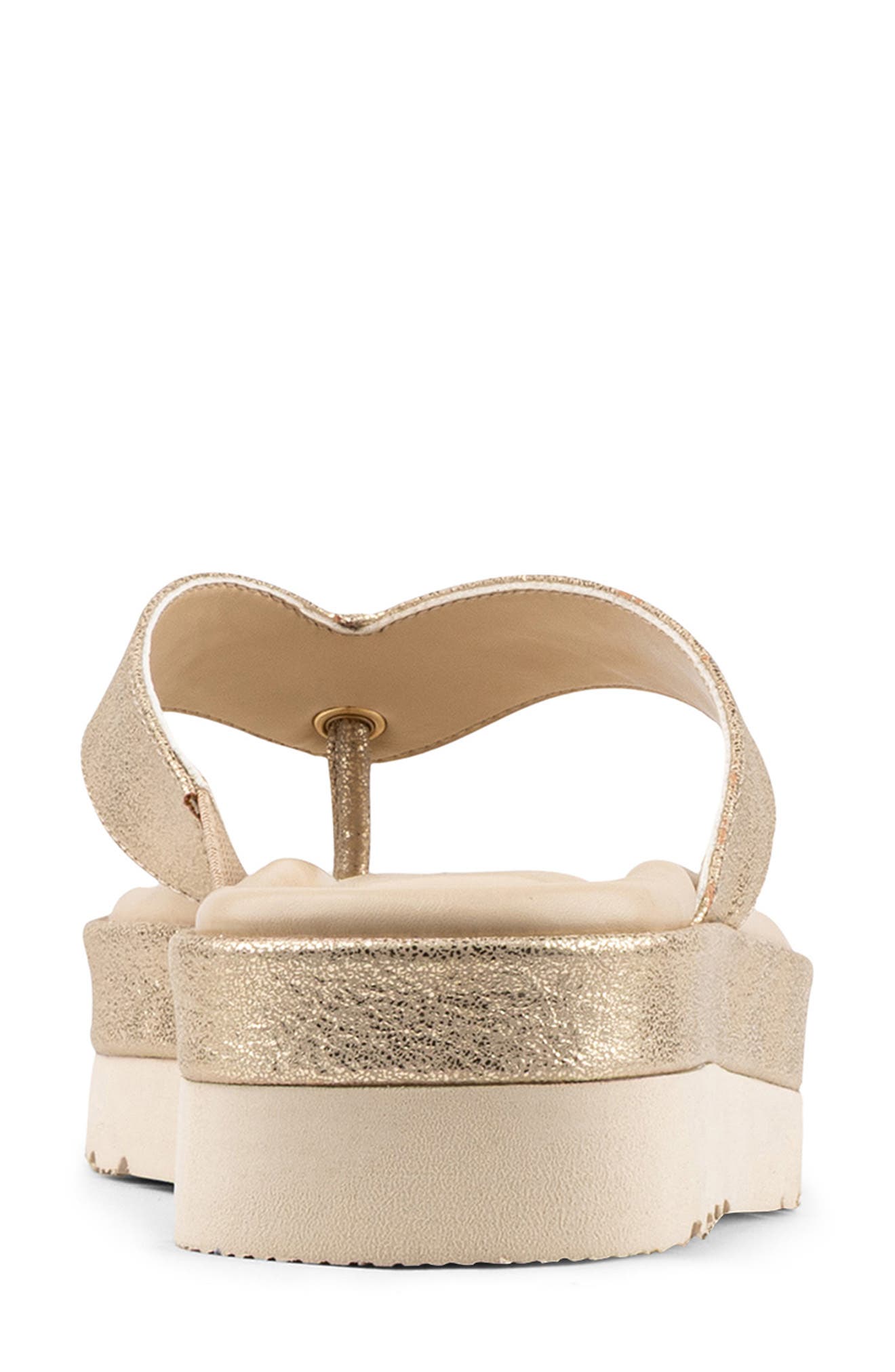 Thong Sandal, Alternate, color, PLATINO