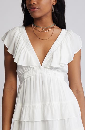 Ruffle Trim Minidress