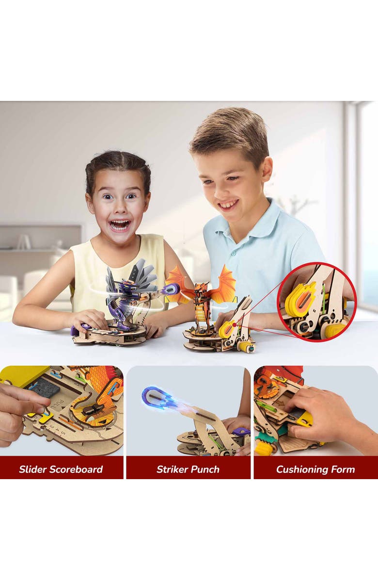 Smartivity Steam Warriors Clash Of Dragons Battle Game, Alternate, color, Multicolored