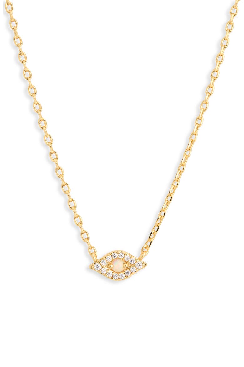Wink Opal Necklace, Main, color, GOLD