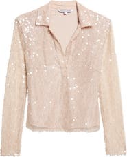 Veronica Beard Meryl Sequin Top