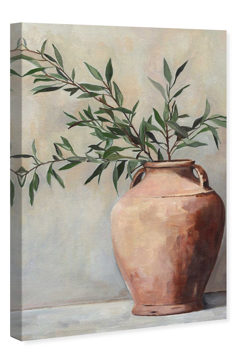 Wynwood Studio Olive Branch Canvas Wall Art, Alternate, color, Green