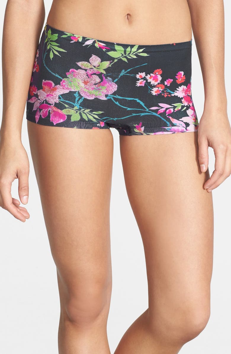 shimera Seamless Print Boyshorts, Main, color, 