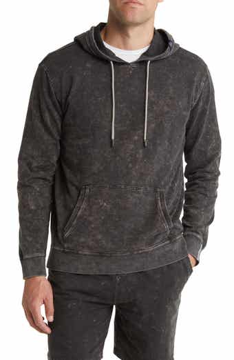 Stone Rose Acid Wash Fleece Pullover Hoodie