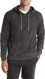 Stone Rose Acid Wash Fleece Pullover Hoodie