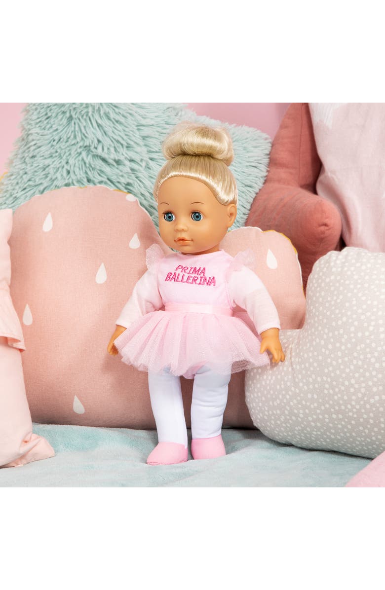 Bayer Design Bayer Prima Ballerina Doll - 13" Pink Tutu Dress - Plays 2 Classic Ballet Music Songs, Soft Body, Open/Closes Eyes, Blonde, Alternate, color, Multicolored
