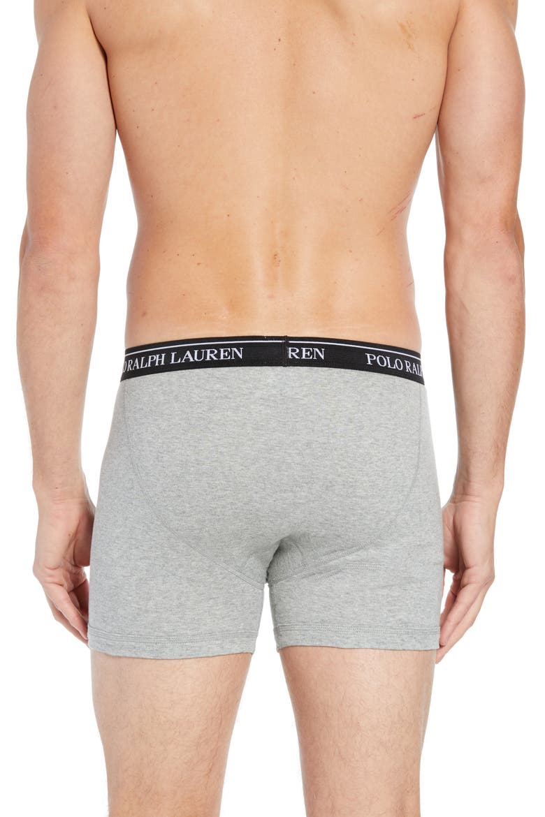 5-Pack Cotton Boxer Briefs, Alternate, color, GREY MULTI