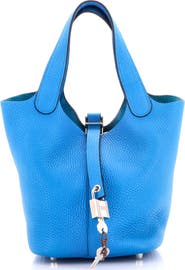 Pre-Owned Hermes Picotin Lock Bag Clemence PM