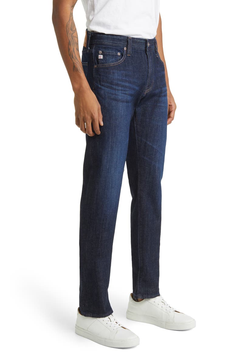 Tellis Slim Fit Stretch Jeans, Alternate, color, DARK CANYON