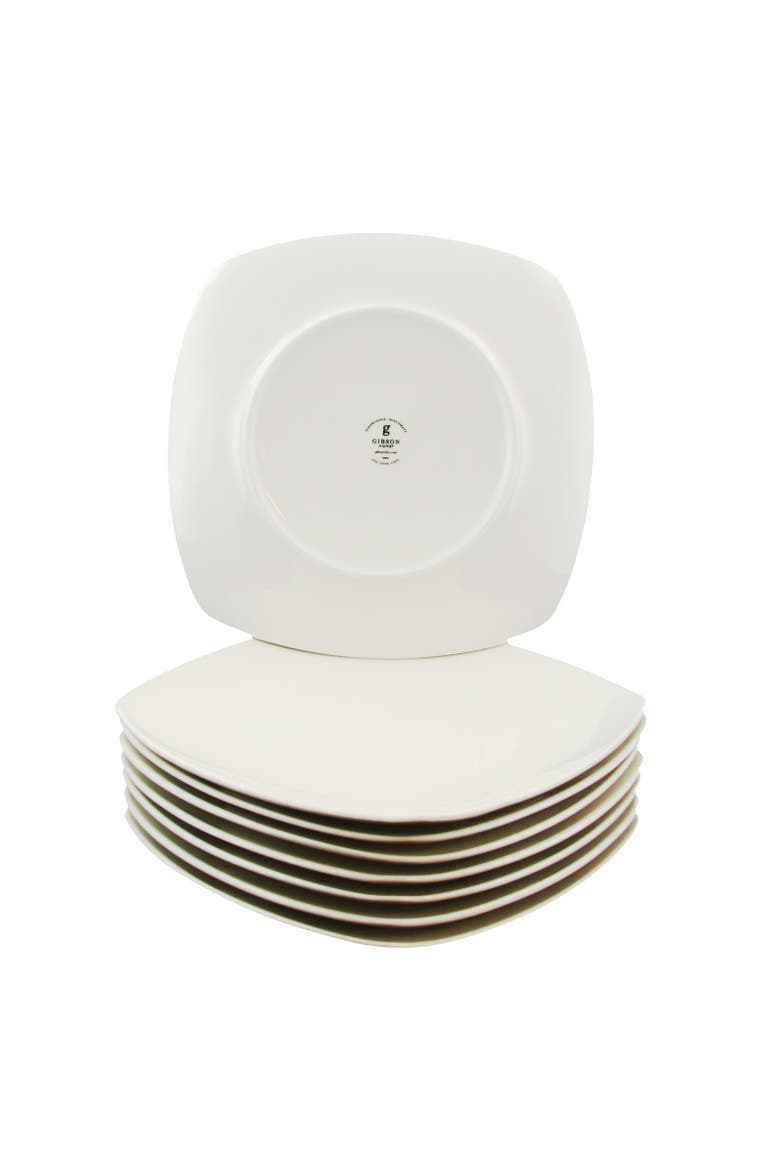 Simplicity Buffetware 8 Piece Dessert Plate, Alternate, color, White