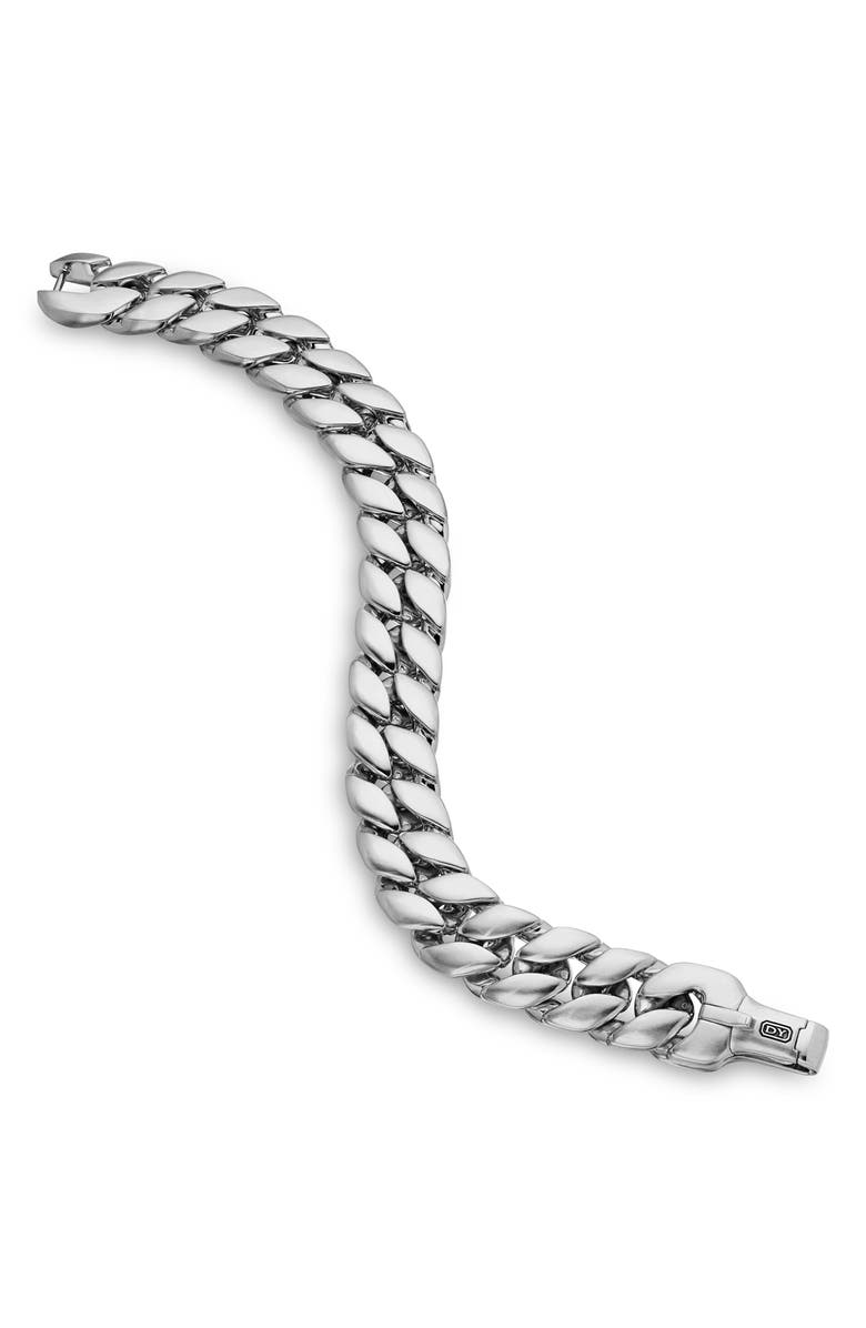 David Yurman Curb Chain Bracelet, 14.5mm, Alternate, color, Silver