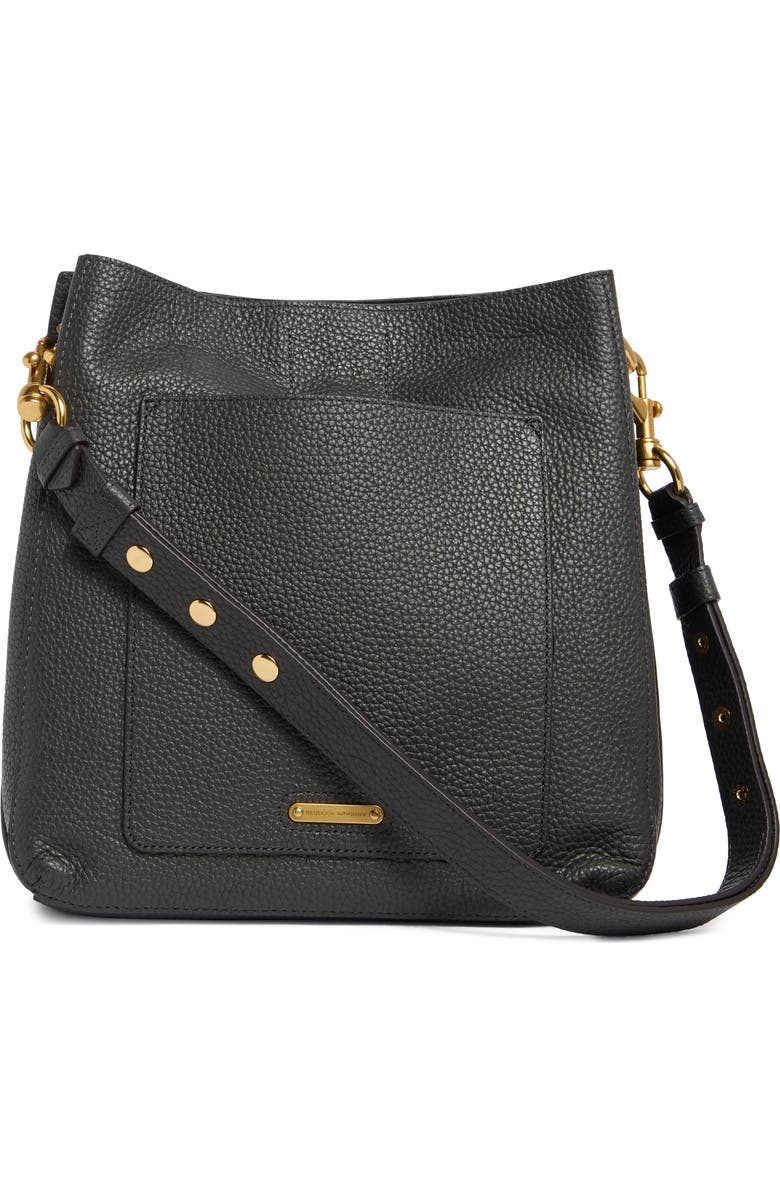 Rebecca Minkoff Darren Pebbled Leather Shoulder Bag, Alternate, color,