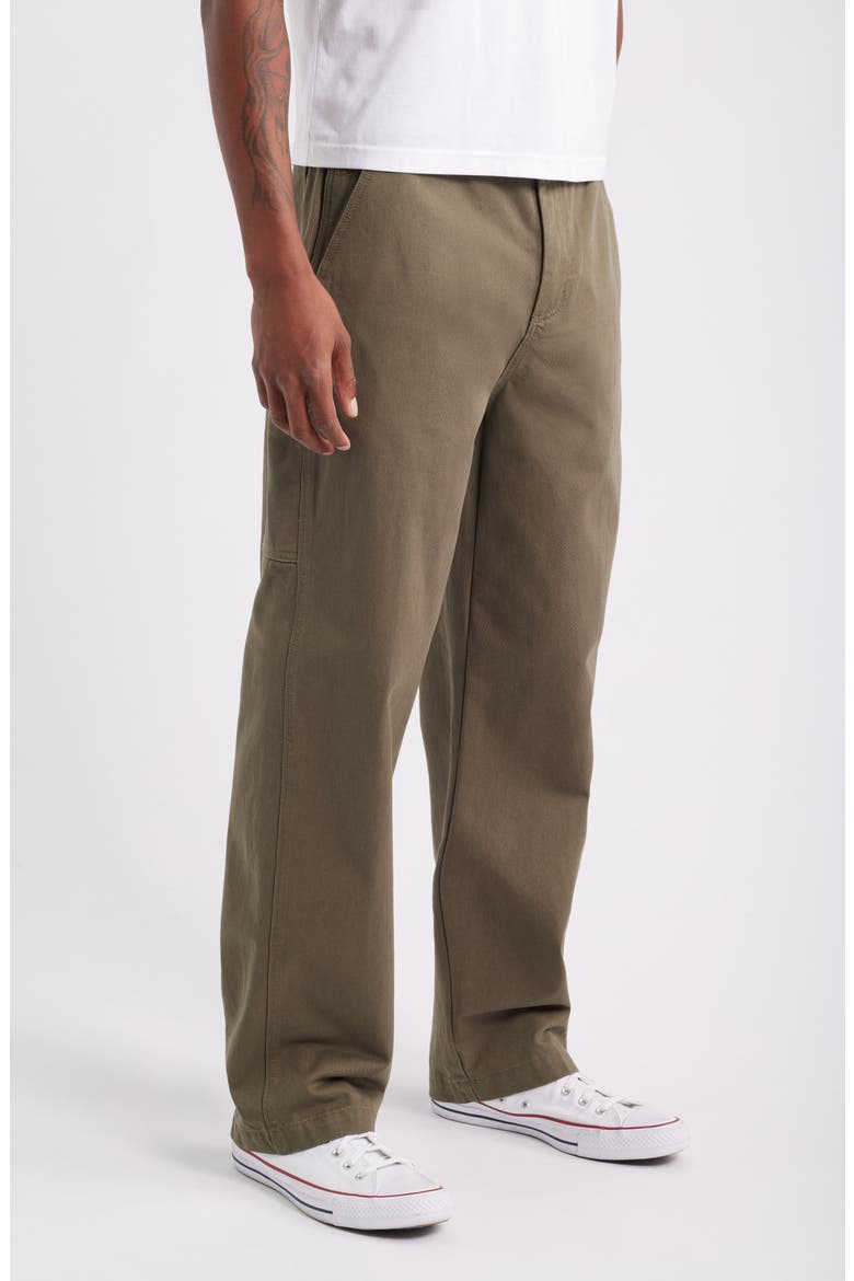 Hardwork Carpenter Pants, Alternate, color, TEA LEAF