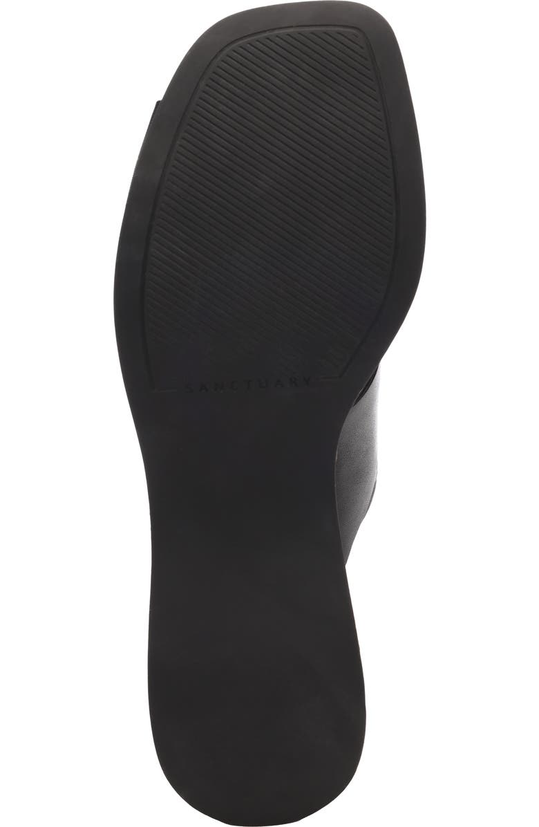 Sanctuary Nouveau Platform Wedge Sandal, Alternate, color, Black