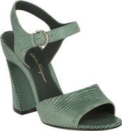 FERRAGAMO Aede Snakeskin Embossed Sandal