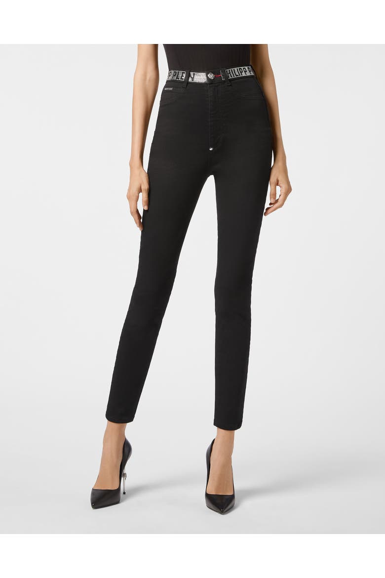 Super High Waist Jegging Women, Main, color, Blackout