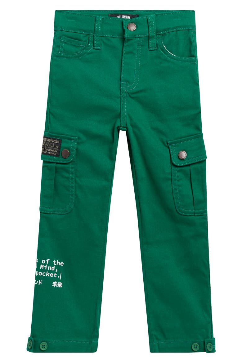 Kids' Glitch Cargo Pants, Main, color, SHADY GLADE