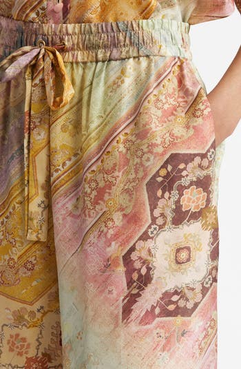 【送料&関税込】Zimmermann Tallow Relaxed Pants Zimmermann Tallow Relaxed Silk Wide Leg Pants | Nordstrom