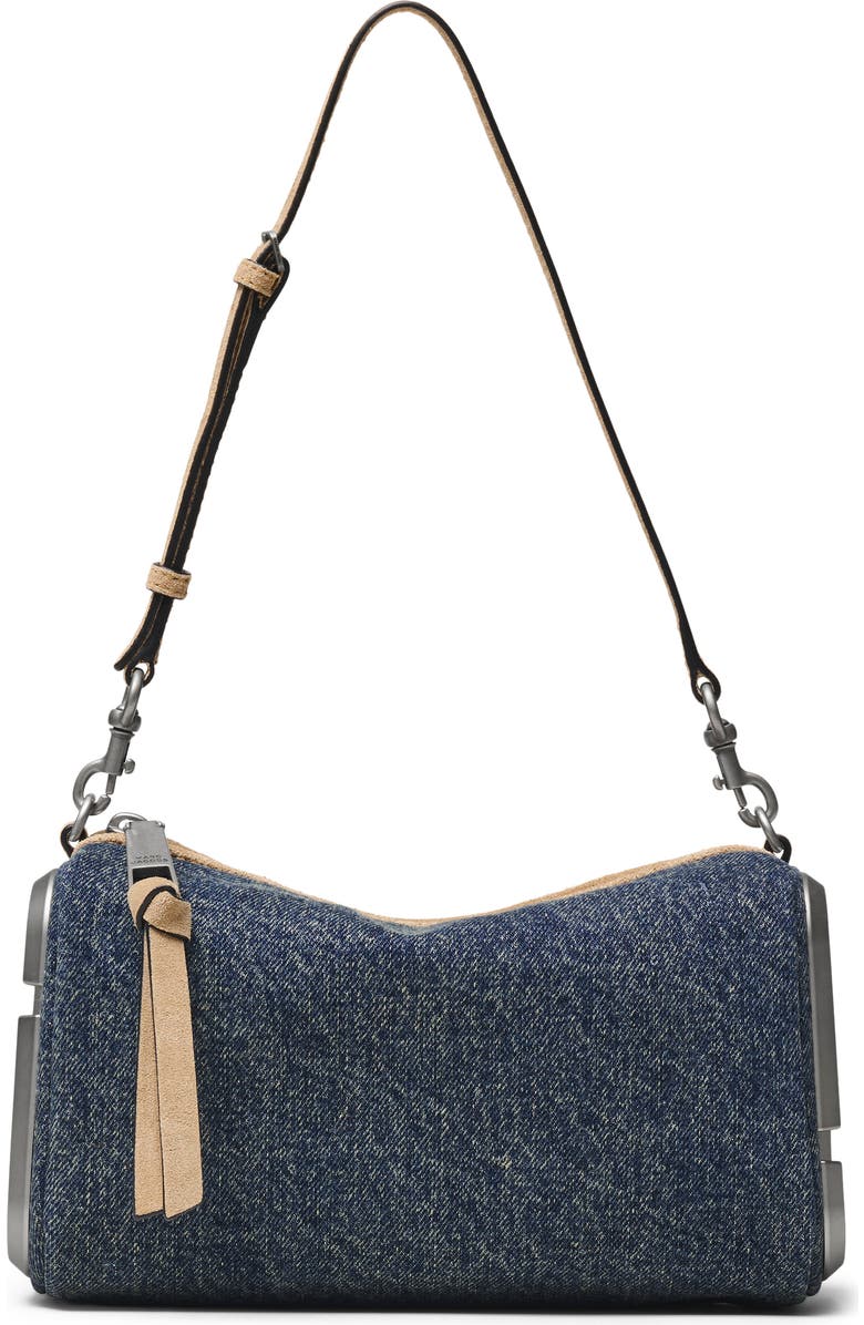 Marc Jacobs The Snapshot Denim Shoulder Bag, Main, color, Dark Wash Indigo