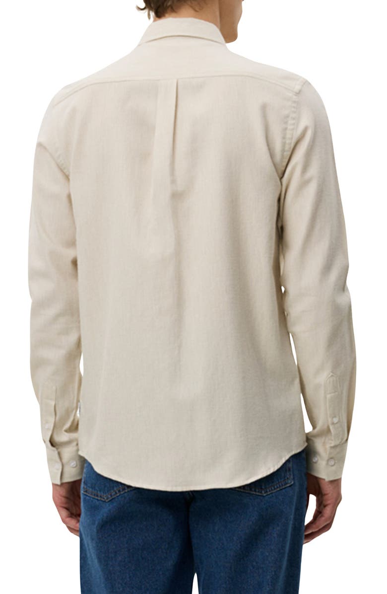 Les Deux Desert Regular Fit Cotton Button-Down Shirt, Alternate, color, Ivory