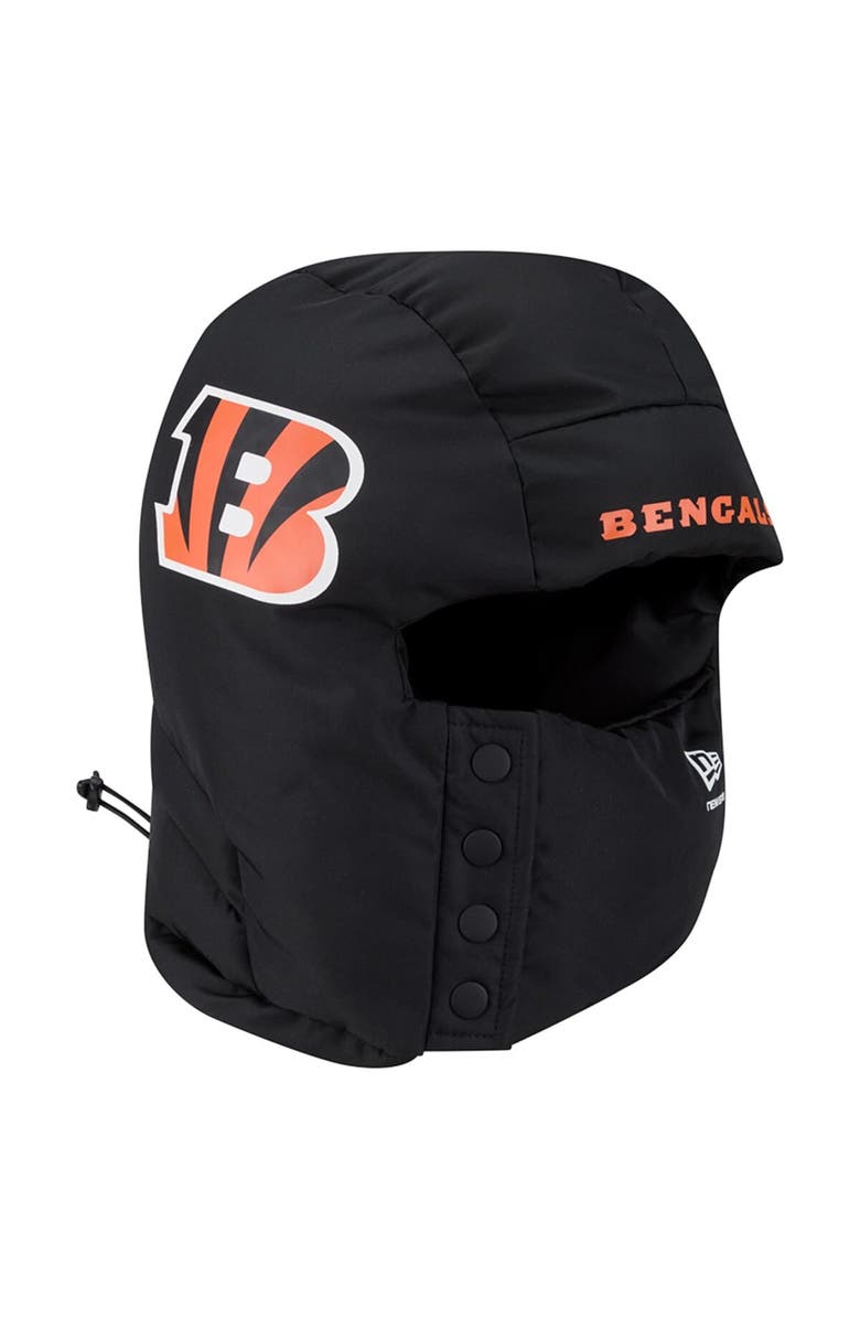 New Era Men's New Era Black Cincinnati Bengals Puffer Balaclava, Main, color, Black