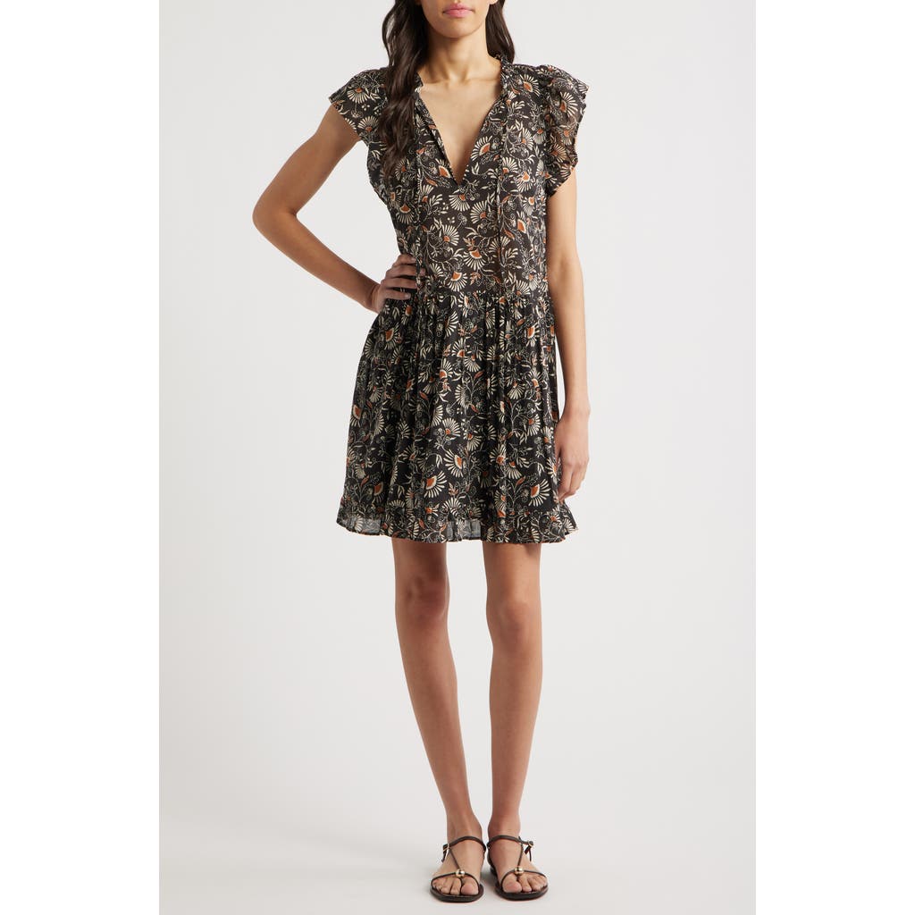 Rails Zinnia Floral Print Minidress In Cassia