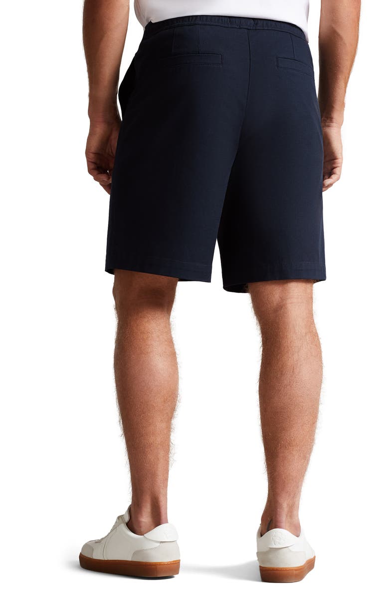 Ted Baker London Mordon Stretch Organic Cotton Twill Drawstring Shorts, Alternate, color, 