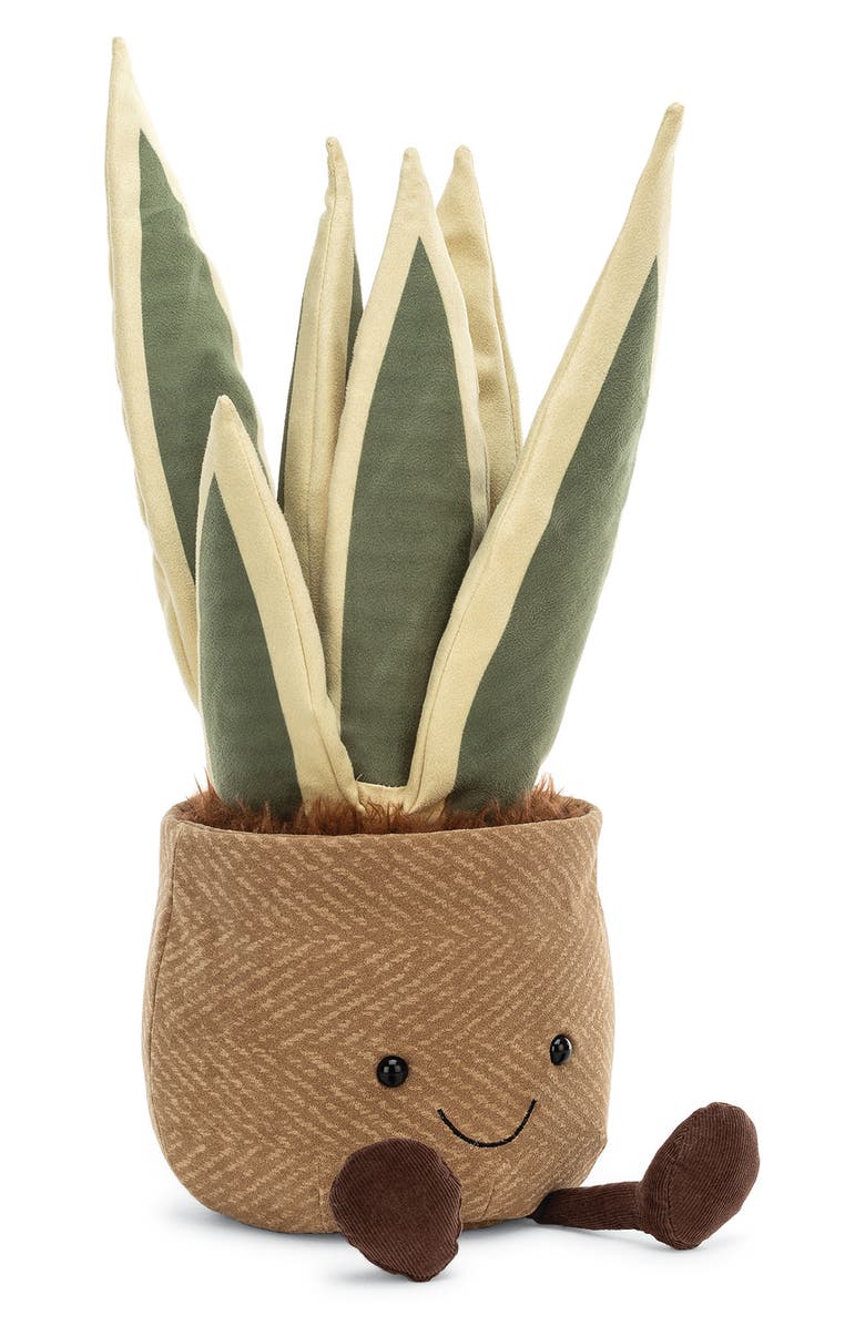 Jellycat Amuseable Snake Plant Plush Toy, Main, color, 