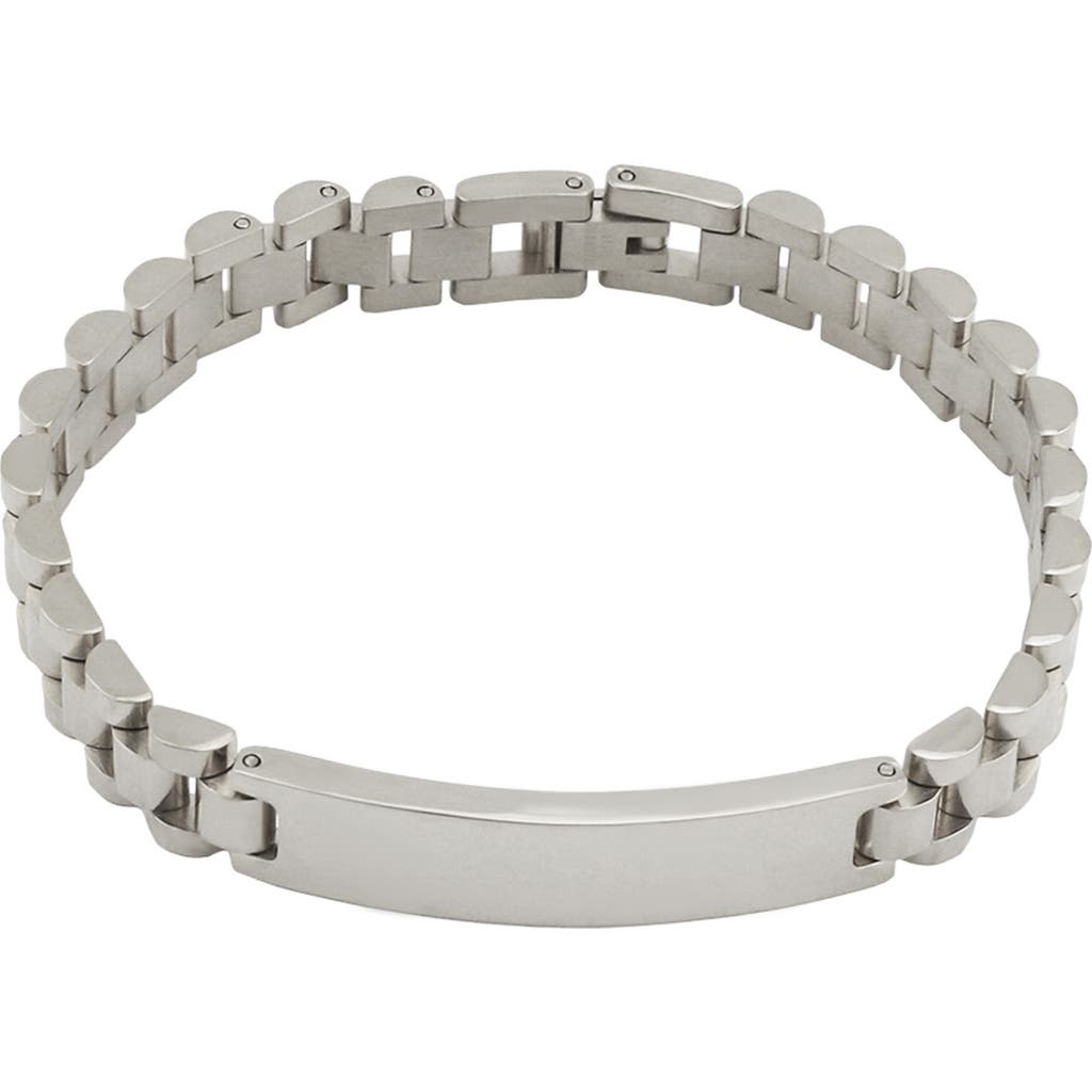 Rebl Gender Inclusive Cypress Chain Bracelet In Silver