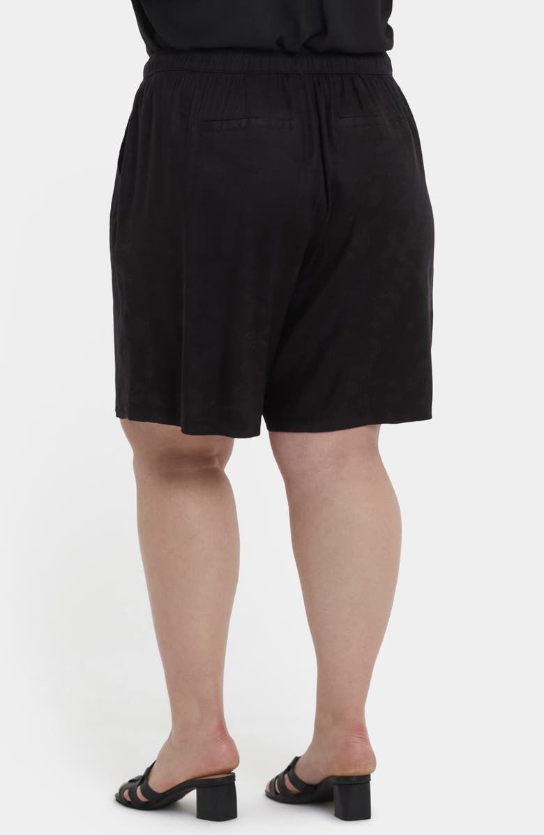 NYDJ Breezy Bermuda Shorts, Alternate, color, Black