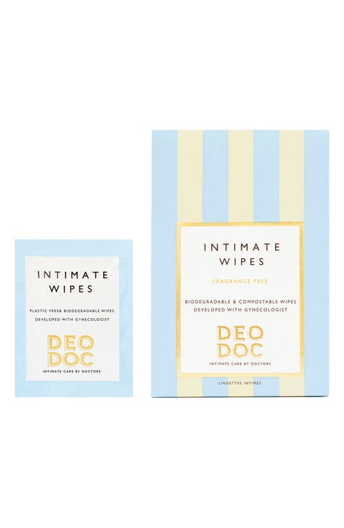 Deodoc Intimate Wipes In Fragrance Free