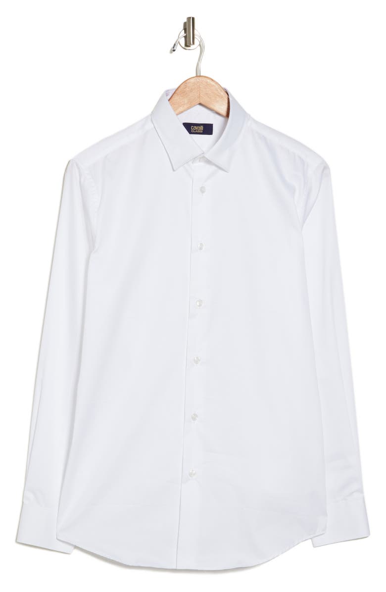 Cavalli Class Slim Fit Cotton Dress Shirt, Alternate, color,