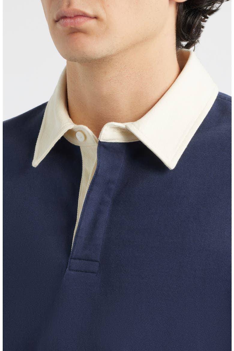 Cotton Rugby Polo, Alternate, color, DARK NAVY