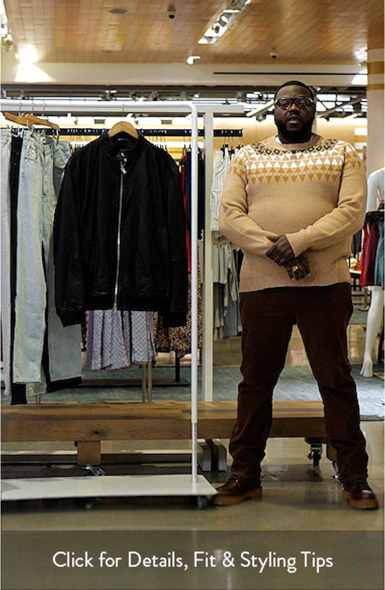 Monier Black Leather Zip Jacket, sales video thumbnail