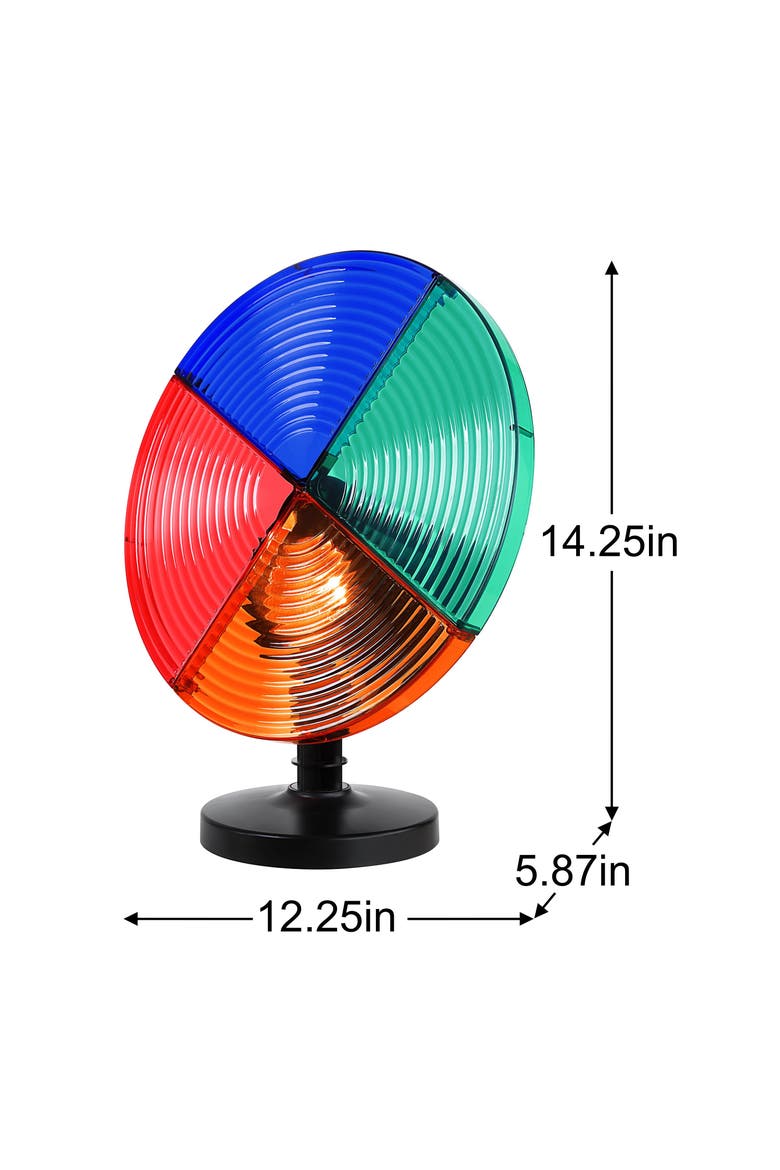 14 in. Vintage Color Wheel, Alternate, color, Multicolored
