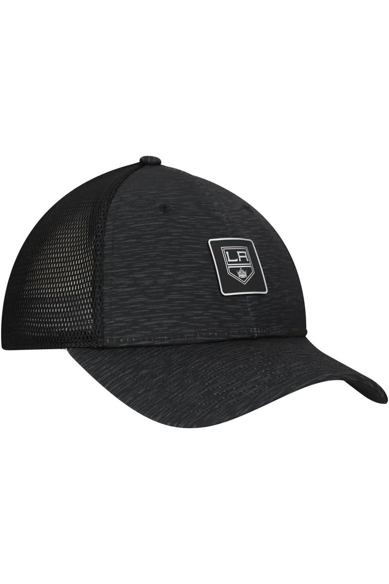 Women's Fanatics  Black Los Angeles Kings Authentic Pro Adjustable Trucker Hat, Alternate, color, Black