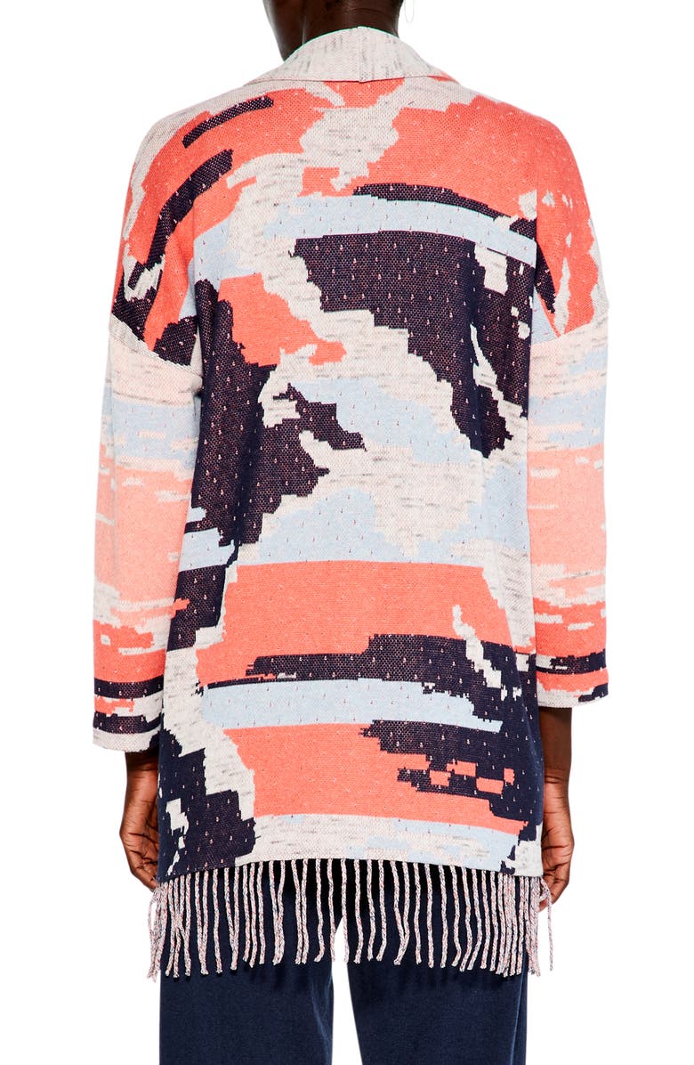 NIC+ZOE Fringe Forward Cardigan, Alternate, color,